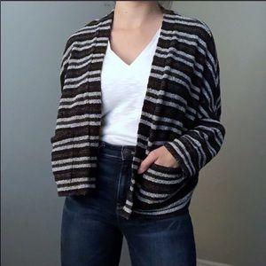 ❤️ Madewell Upbeat Striped Cardigan Size Medium
